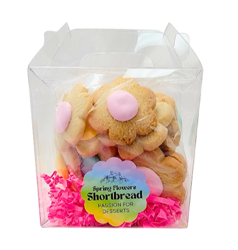 Spring Flower Cookies - Shortbread Box