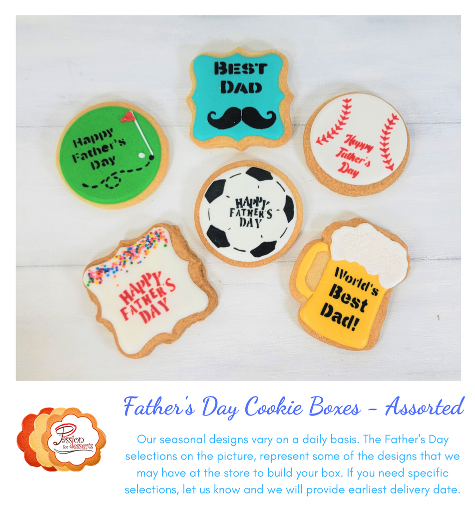 Father's Day Assorted Cookie Boxes