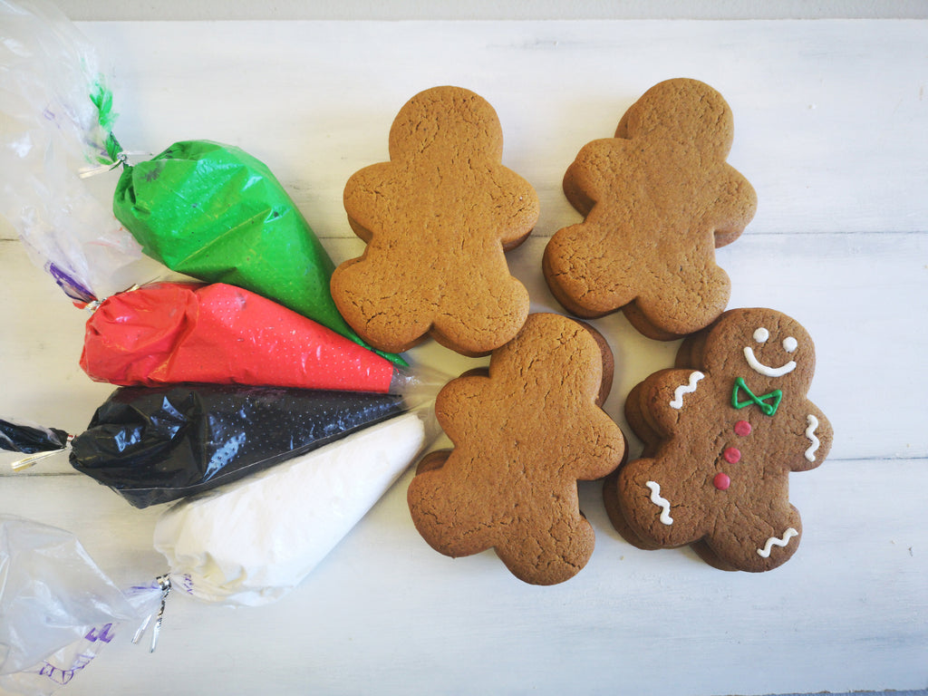 "Gingerbread Men" DIY Cookie Decorating Kit