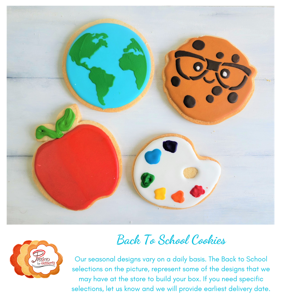 Back to school Assorted Cookie Boxes