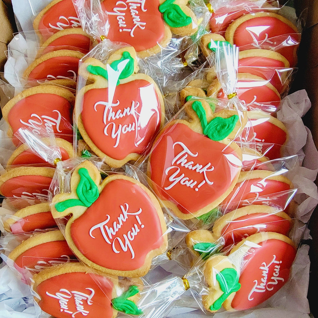 Apple Thank You Cookies
