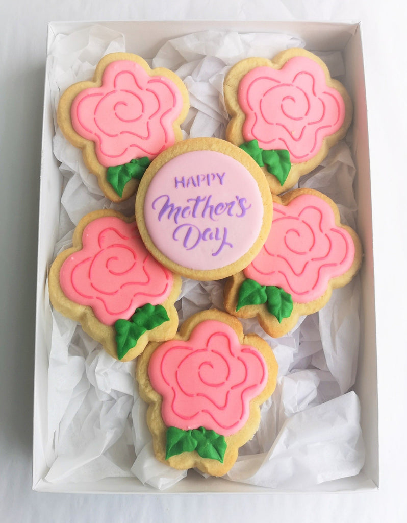 Mother's Day Cookie Giftbox 7x10"  - "Happy Mother's Day"