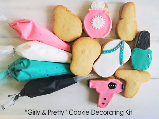 "Girly & Pretty" DIY Cookie Decorating Kit
