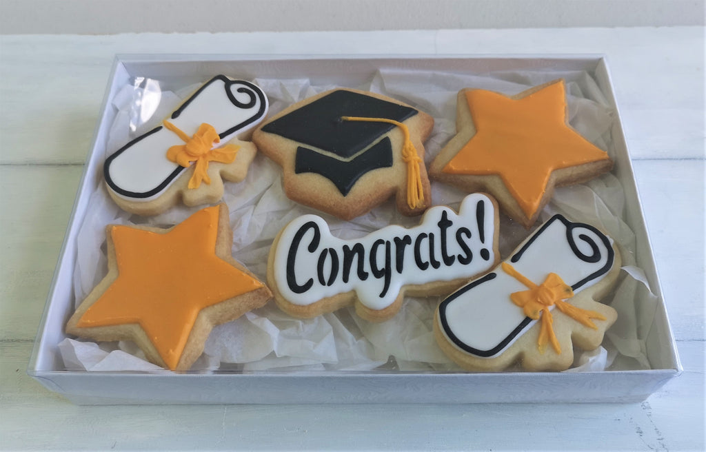 Graduation 6-Cookie Giftbox 7x10"