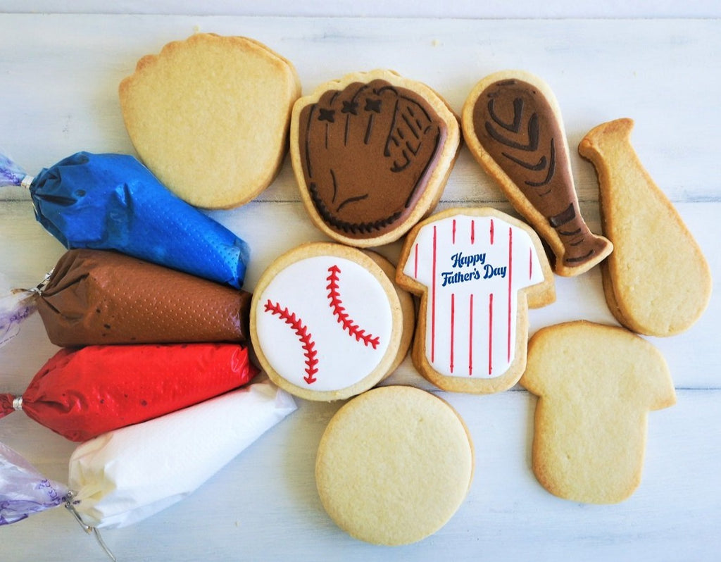 Father's Day DIY Cookie Decorating Kit "Baseball Daddy"